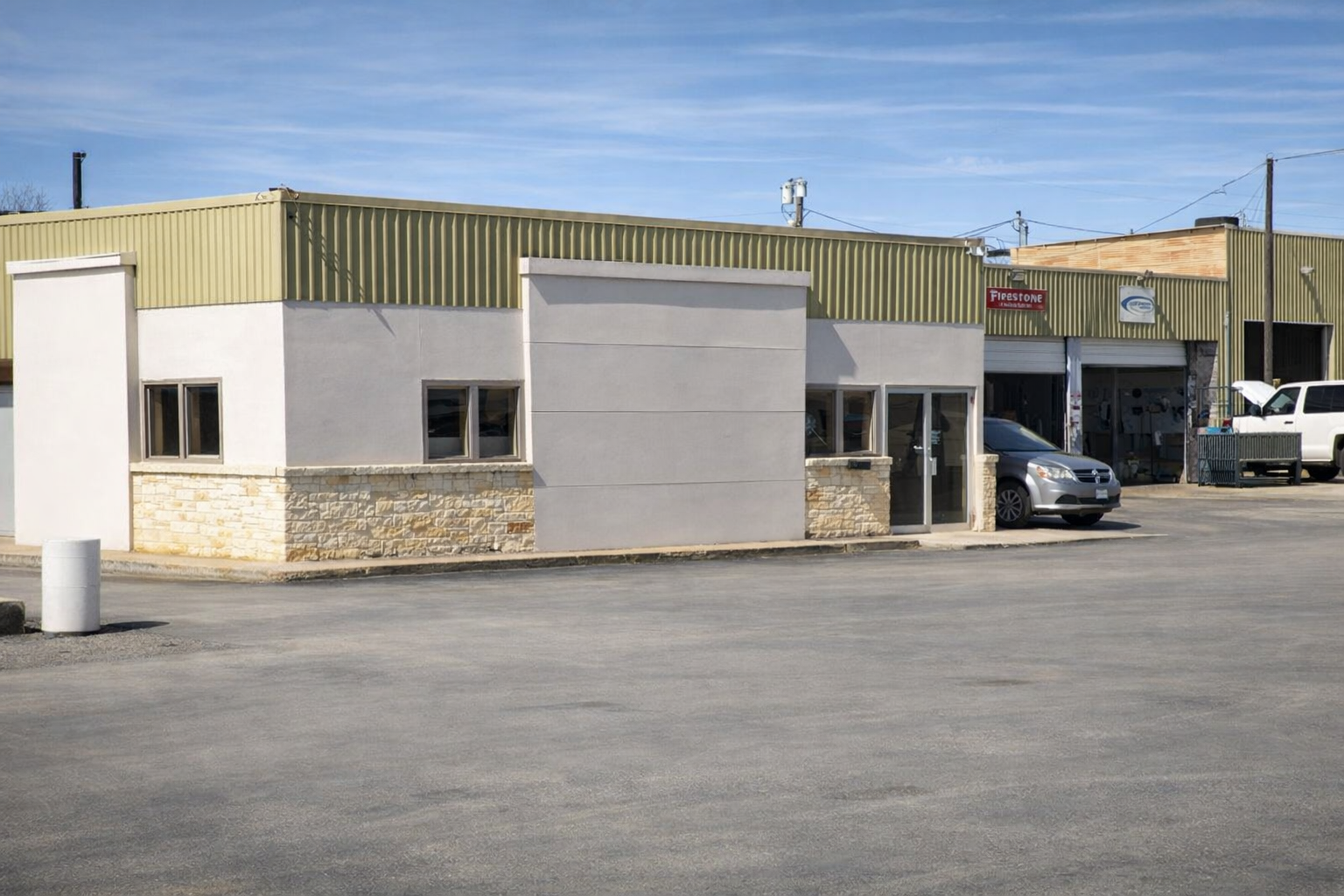 Automotive shop interior